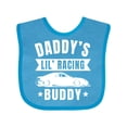 thumbnail image 1 of Inktastic Daddys Lil Racing Buddy Boys or Girls Baby Bib, 1 of 4