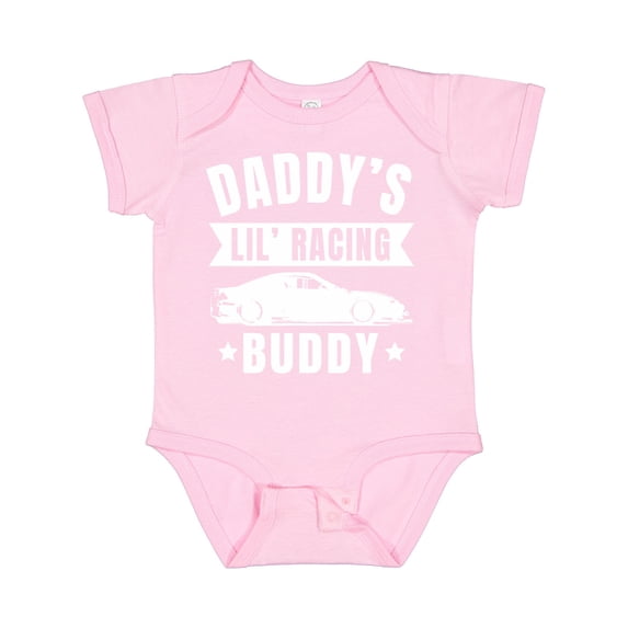 Inktastic Daddys Lil Racing Buddy Boys or Girls Baby Bodysuit