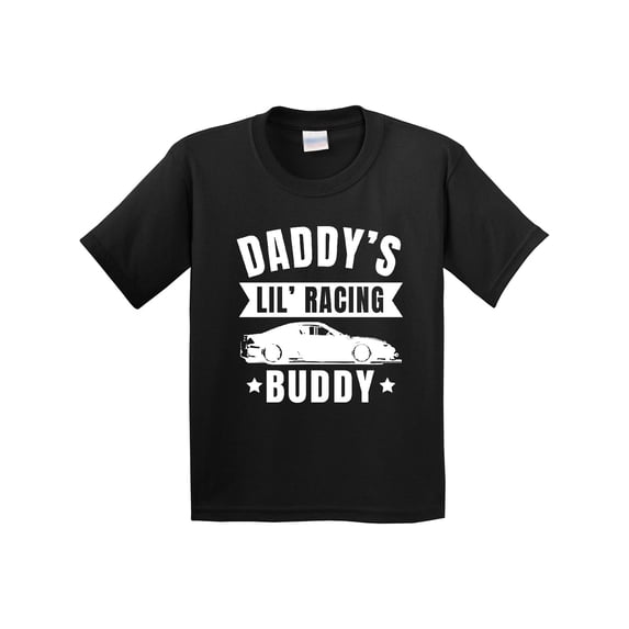 Inktastic Daddys Lil Racing Buddy Youth T-Shirt