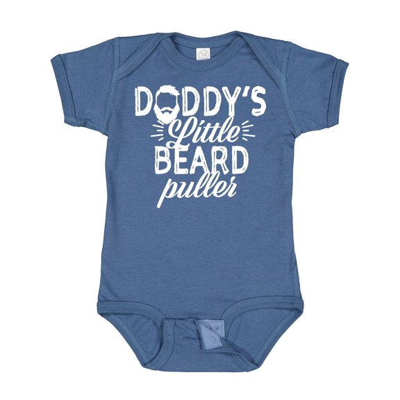 Inktastic Daddys Little Beard Puller Boys or Girls Baby Bodysuit