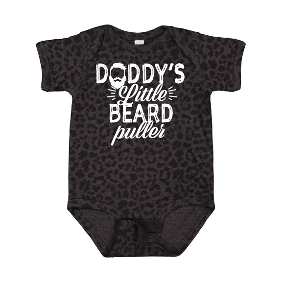 Inktastic Daddys Little Beard Puller Boys or Girls Baby Bodysuit