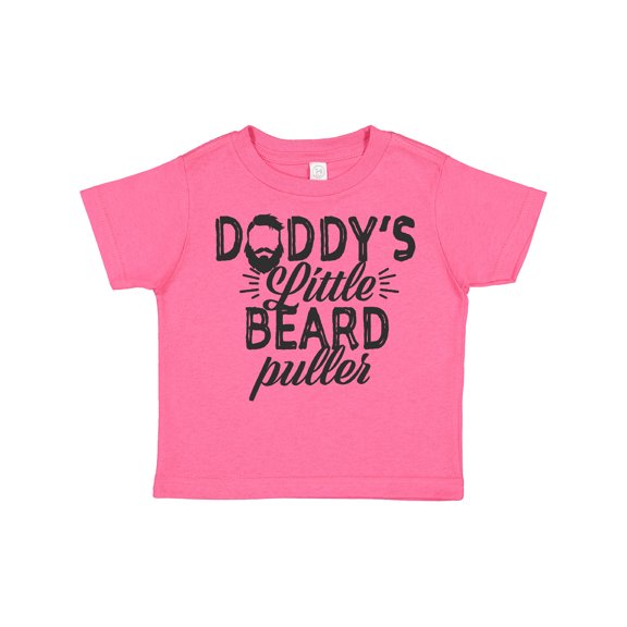 Inktastic Daddys Little Beard Puller Boys or Girls Toddler T-Shirt