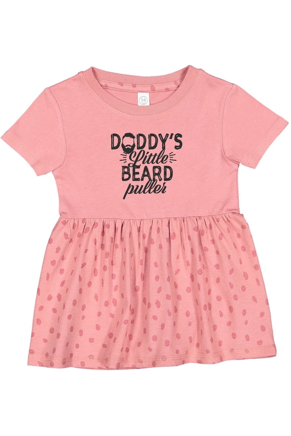 Daddys Little Beard Puller Girls Baby Dress