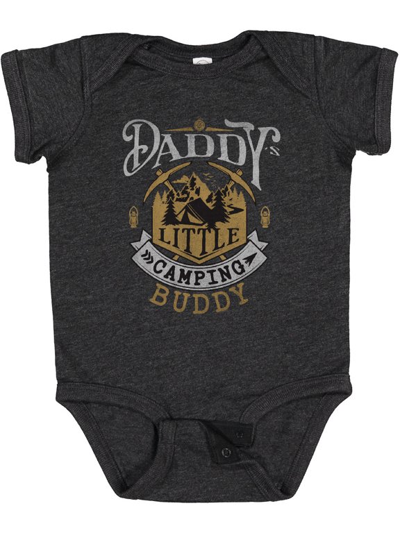 Daddys Little Camping Buddy Boys or Girls Baby Bodysuit