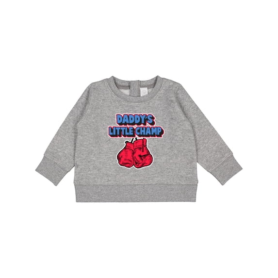 Inktastic Daddys Little Champ Baby Sweatshirt