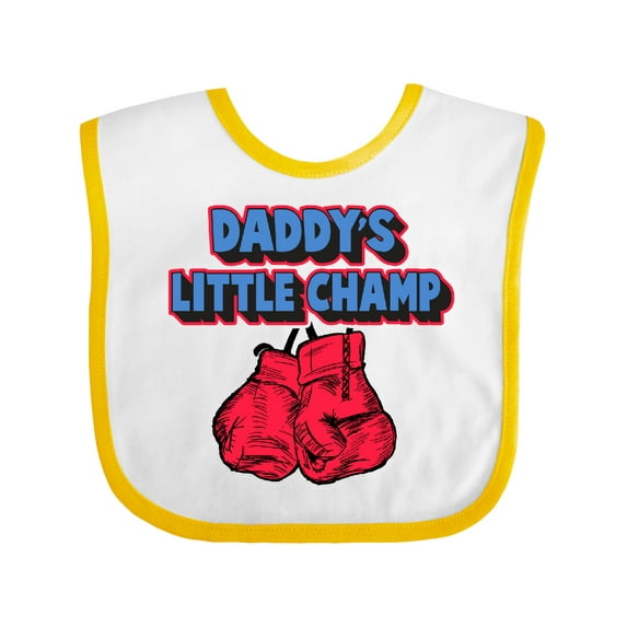 Inktastic Daddys Little Champ Boys or Girls Baby Bib