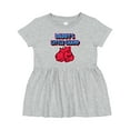 thumbnail image 1 of Inktastic Daddys Little Champ Girls Baby Dress, 1 of 5