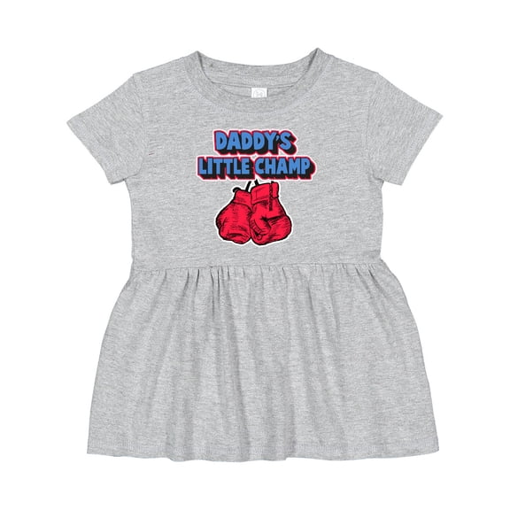 Inktastic Daddys Little Champ Girls Baby Dress
