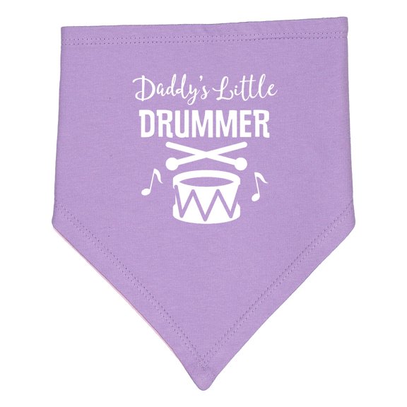 Inktastic Daddys Little Drummer Childs Music Baby Bandana Bib