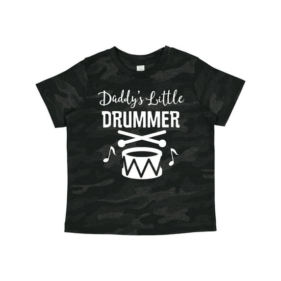 Inktastic Daddys Little Drummer Childs Music Boys or Girls Toddler T-Shirt