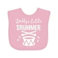 thumbnail image 1 of Inktastic Daddys Little Drummer Childs Music Boys or Girls Baby Bib, 1 of 4