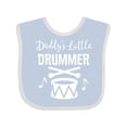 thumbnail image 1 of Inktastic Daddys Little Drummer Childs Music Boys or Girls Baby Bib, 1 of 4
