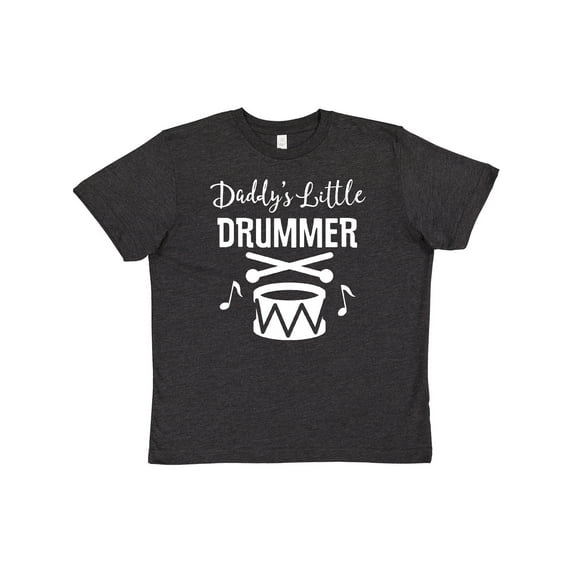 Inktastic Daddys Little Drummer Childs Music Gift Youth T-Shirt