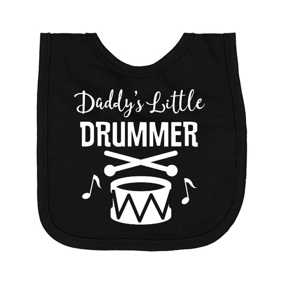 Inktastic Daddys Little Drummer Childs Music Newborn Bib