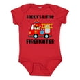 thumbnail image 1 of Inktastic Daddys Little Firefighter Boys or Girls Baby Bodysuit, 1 of 5