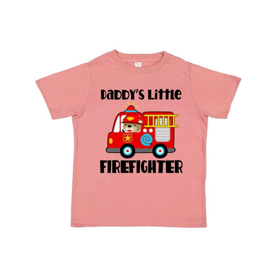 Inktastic Daddys Little Firefighter Boys or Girls Toddler T-Shirt