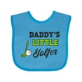 thumbnail image 1 of Inktastic Daddys Little Golfer with Golf Club and Ball Boys or Girls Baby Bib, 1 of 4