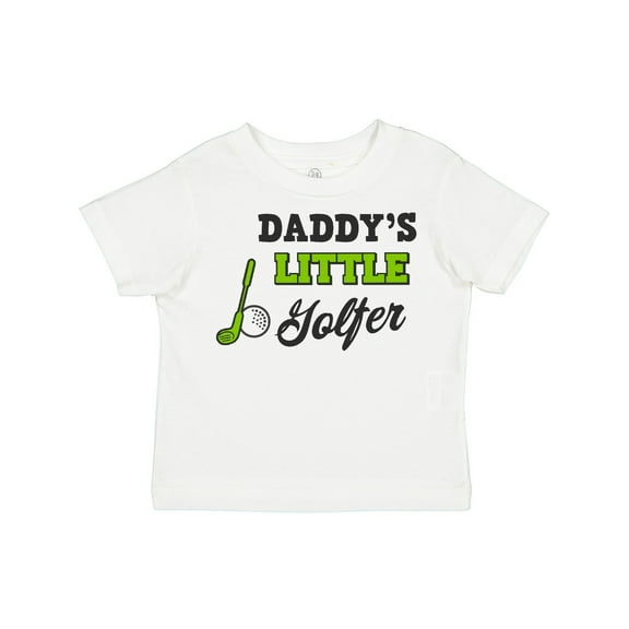 Inktastic Daddys Little Golfer with Golf Club and Ball Boys or Girls Toddler T-Shirt