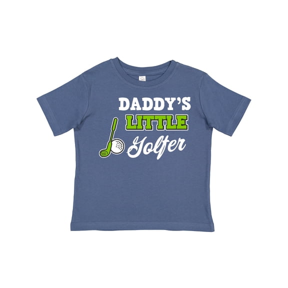 Inktastic Daddys Little Golfer with Golf Club and Ball Boys or Girls Toddler T-Shirt