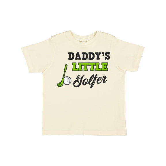 Inktastic Daddys Little Golfer with Golf Club and Ball Boys or Girls Toddler T-Shirt