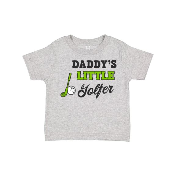 Inktastic Daddys Little Golfer with Golf Club and Ball Boys or Girls Toddler T-Shirt