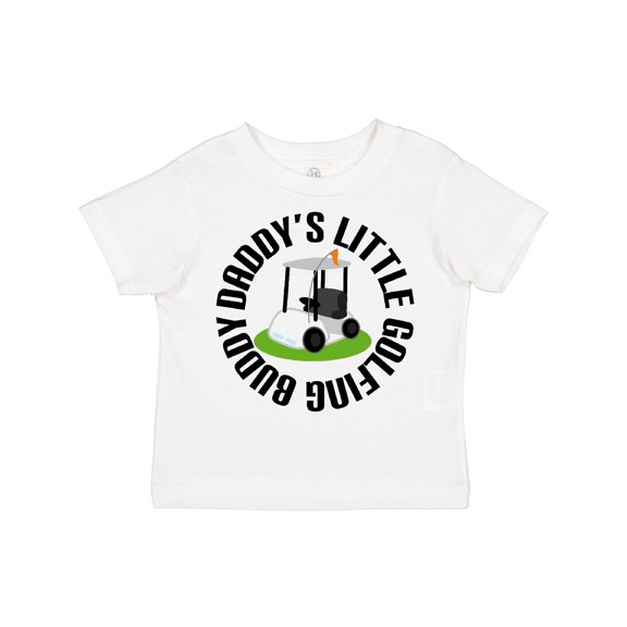 Inktastic Daddys Little Golfing Buddy Boys or Girls Toddler T-Shirt