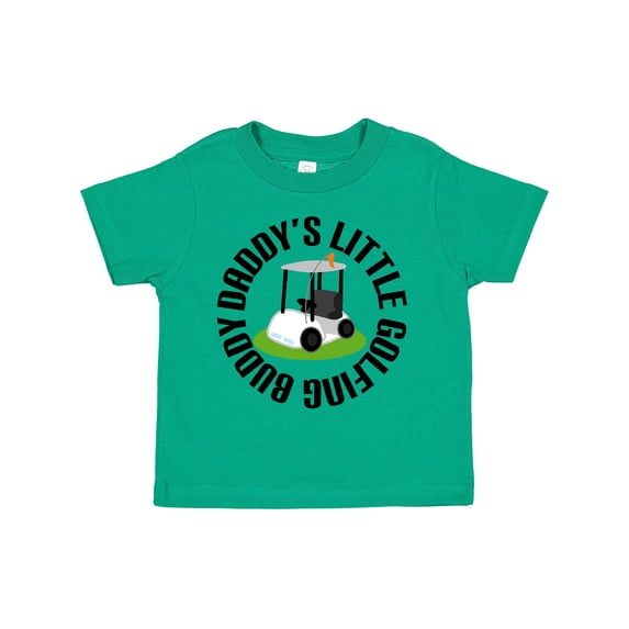 Inktastic Daddys Little Golfing Buddy Boys or Girls Toddler T-Shirt