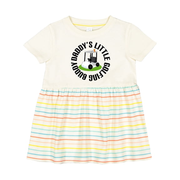 Inktastic Daddys Little Golfing Buddy Girls Baby Dress