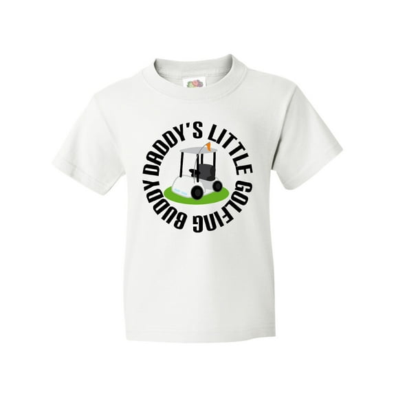Inktastic Daddys Little Golfing Buddy Youth T-Shirt