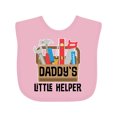 thumbnail image 1 of Inktastic Daddys Little Helper Tool Box Boys or Girls Baby Bib, 1 of 4