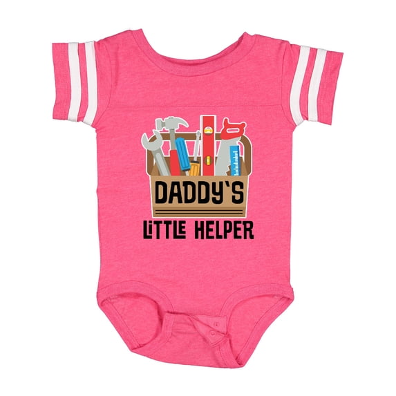 Inktastic Daddys Little Helper Tool Box Boys or Girls Baby Bodysuit