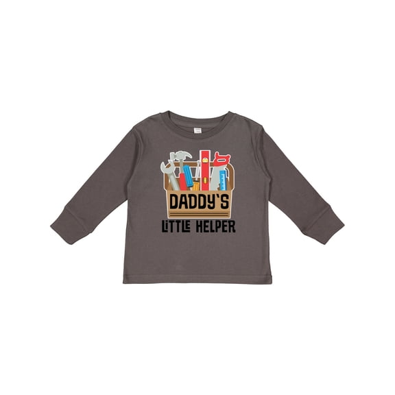 Inktastic Daddys Little Helper Tool Box Boys or Girls Long Sleeve Toddler T-Shirt