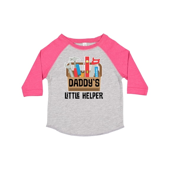 Inktastic Daddys Little Helper Tool Box Boys or Girls Toddler T-Shirt