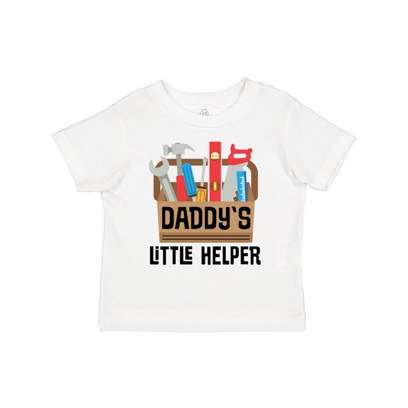 Inktastic Daddys Little Helper Tool Box Boys or Girls Toddler T-Shirt