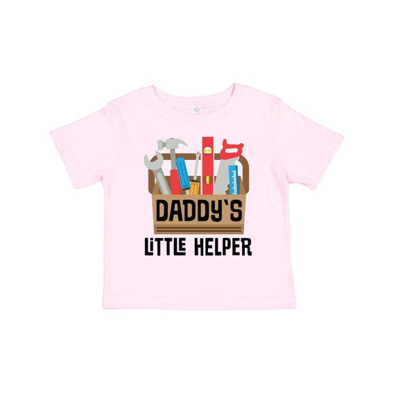 Inktastic Daddys Little Helper Tool Box Boys or Girls Toddler T-Shirt