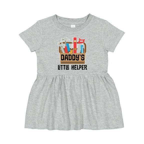 Inktastic Daddys Little Helper Tool Box Girls Baby Dress