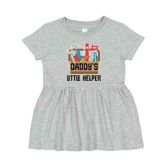 Inktastic Daddys Little Helper Tool Box Girls Baby Dress