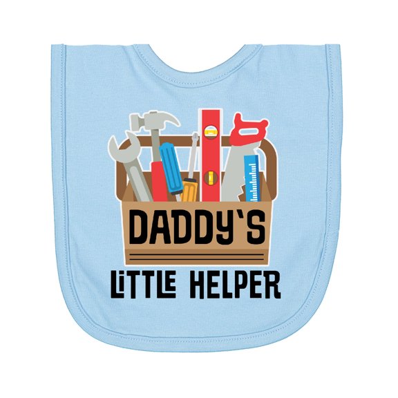 Inktastic Daddys Little Helper Tool Box Newborn Bib