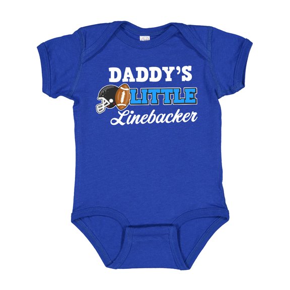 Inktastic Daddys Little Linebacker Boys or Girls Baby Bodysuit