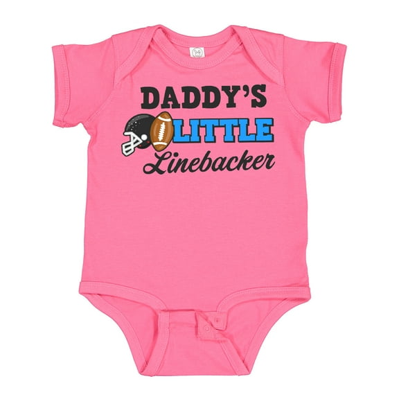 Inktastic Daddys Little Linebacker Boys or Girls Baby Bodysuit