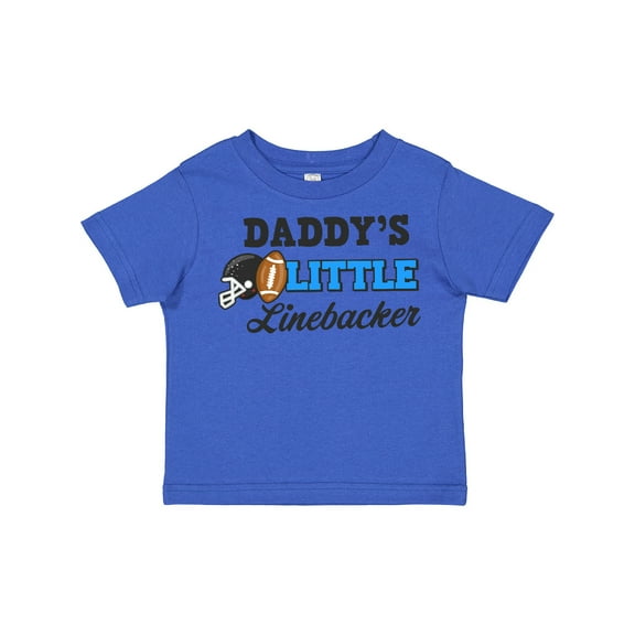 Inktastic Daddy's Little Linebacker Boys or Girls Toddler T-Shirt