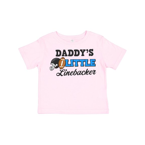 Inktastic Daddy's Little Linebacker Boys or Girls Toddler T-Shirt