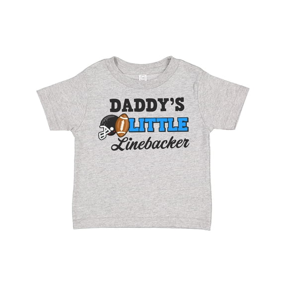 Inktastic Daddy's Little Linebacker Boys or Girls Toddler T-Shirt