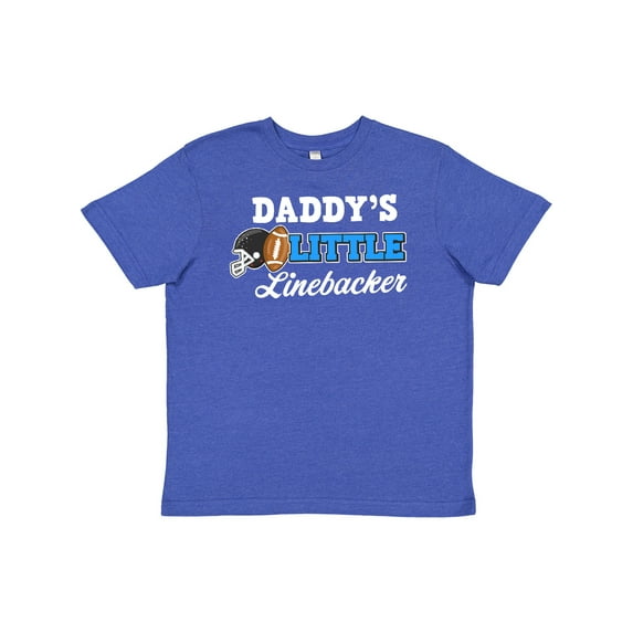 Inktastic Daddys Little Linebacker Youth T-Shirt