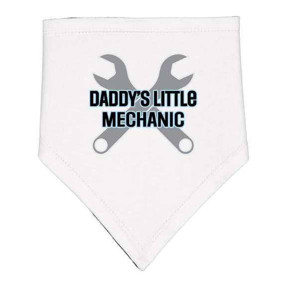 Inktastic Daddys Little Mechanic Baby Boy Baby Bandana Bib