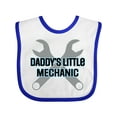 thumbnail image 1 of Inktastic Daddys Little Mechanic Baby Boy Boys Baby Bib, 1 of 4