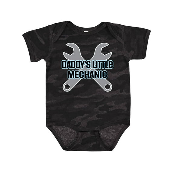 Inktastic Daddys Little Mechanic Baby Boy Boys Baby Bodysuit
