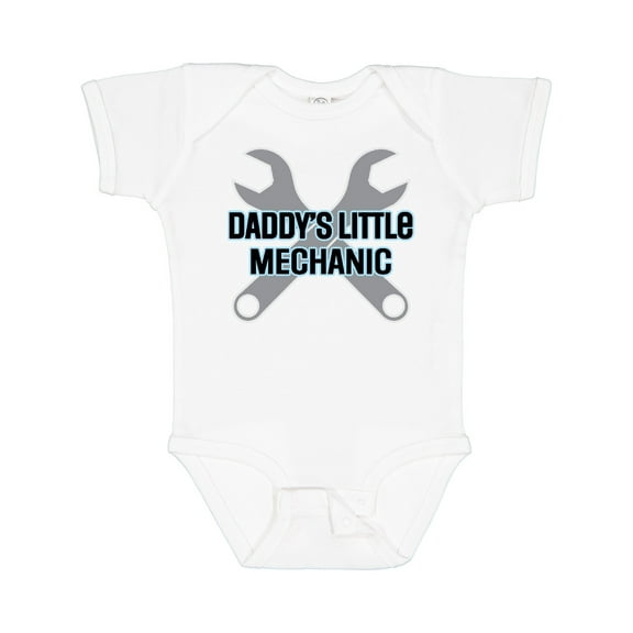 Inktastic Daddys Little Mechanic Baby Boy Boys Baby Bodysuit