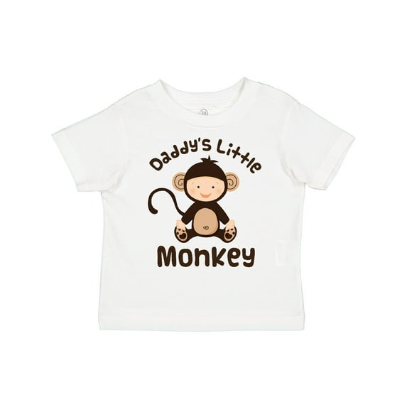 Inktastic Daddys Little Monkey Boys or Girls Toddler T-Shirt