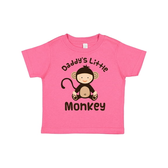Inktastic Daddys Little Monkey Boys or Girls Toddler T-Shirt